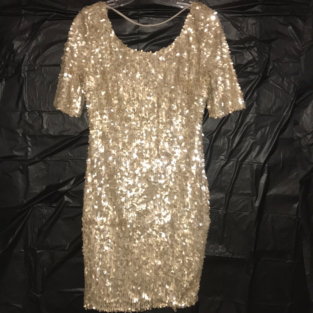 Gold Sequin dress